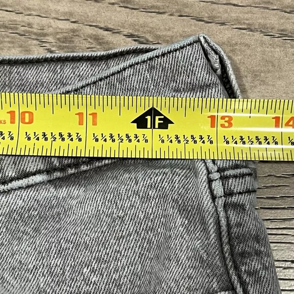 LEVI'S 501 S Men's Jeans Grey Skinny Straight Leg‎ Button Fly Vintage Wash 25X29 - Picture 15 of 15